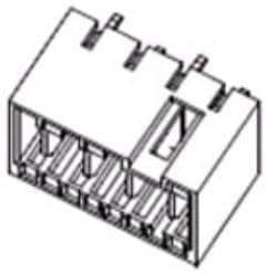 91999-0495, Power to the Board RAST 5 Vertical Hdr 2Ckt Silver