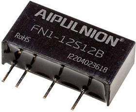 FN1-12S12B, DC-DC преобразователь 1Вт 12В выход 12В (=TMA-1212S)