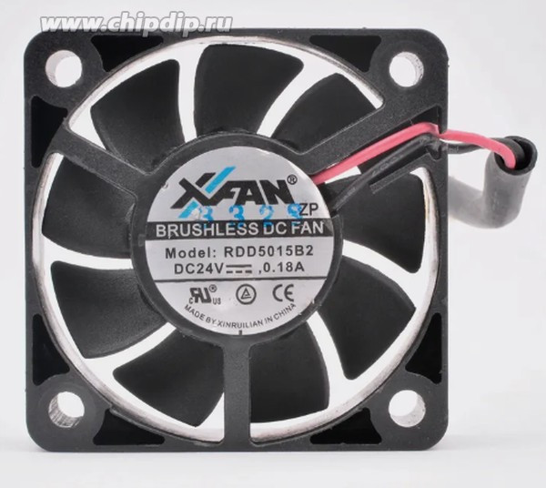 Вентилятор RDD5015B2 24V 50X15 0.18A