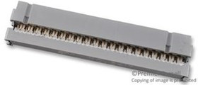 3417-6000, 40-Way IDC Connector Socket for Cable Mount, 2-Row