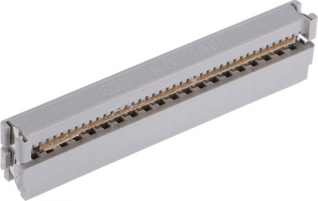 3417-6000, 40-Way IDC Connector Socket for Cable Mount, 2-Row