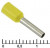 CE010008 (LT10008) (DN01008), Наконечник 1.0 мм² желтый