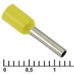 CE010008 (LT10008) (DN01008), Наконечник 1.0 мм² желтый CE010008 (LT10008) (DN01008), Наконечник 1.0 мм² желтый