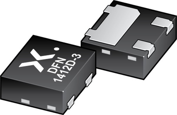 BC847AQCZ, Биполярный транзистор, NPN, 45 В, 100 мА, 450 мВт, DFN1412D, Surface Mount