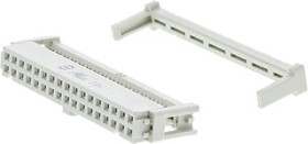 09185347813, Harting 34-Way IDC Connector Socket for Cable Mount, 2-Row