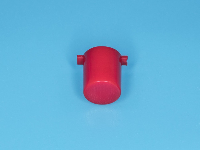 PSM1-K-3-R, Колпачок круглый для мини кнопки, красный