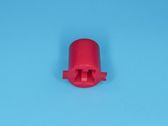 PSM1-K-3-R, Колпачок круглый для мини кнопки, красный