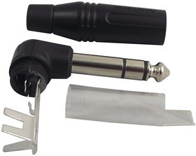 ACPS-RB, Телефонный аудио разъем, 3 контакт(-ов), Штекер, 6.35 мм, Монтаж на Кабель