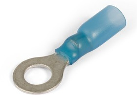 НКИ-Т 2.5-6, Наконечник кольцевой изолированный синий с термоусаживаемой манжетой