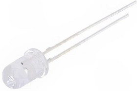 OSO5JA5A31A-12V, LED; 5mm; orange; 1120?1560mcd; 30°; Front: convex; 12V