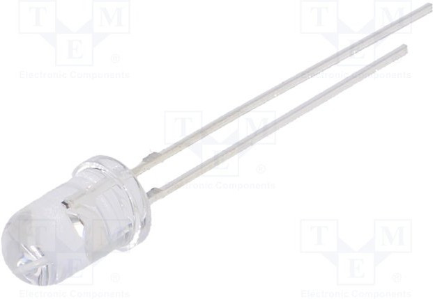 OSO5JA5A31A-12V, LED; 5mm; orange; 1120?1560mcd; 30°; Front: convex; 12V OSO5JA5A31A-12V, LED; 5mm; orange; 1120?1560mcd; 30°; Front: convex; 12V