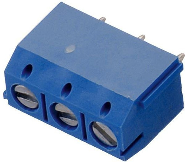 691102710003, 102 Series PCB Terminal Block, 3-Contact, 5mm Pitch, Through Hole Mount, 1-Row, Solder Termination 691102710003, 102 Series PCB Terminal Block, 3-Contact, 5mm Pitch, Through Hole Mount, 1-Row, Solder Termination