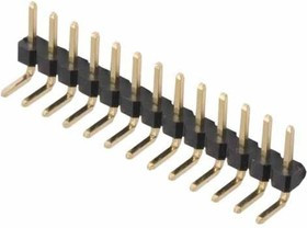 M22-2530505, Headers &amp; Wire Housings 5 PIN SIL HORIZONTAL GOLD PIN HEADER