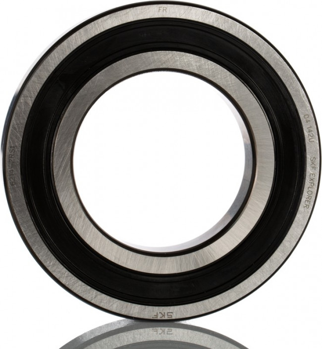 6214-2RS1 Single Row Deep Groove Ball Bearing- Both Sides Sealed 70mm I.D, 125mm O.D