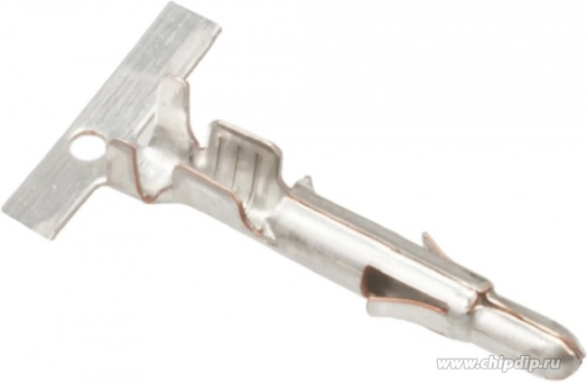 350690-1, Контакт, Серия Universal MATE-N-LOK, Штырь, Обжим, 24 AWG, Контакты с Покрытием из Олова