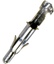 350690-1, Контакт, Серия Universal MATE-N-LOK, Штырь, Обжим, 24 AWG, Контакты с Покрытием из Олова