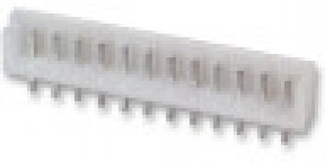 B12B-EH-A(LF)(SN), 1x12P EH 1 2.5mm 12 Brass Plugin,P=2.5mm Wire To Board / Wire To Wire Connector