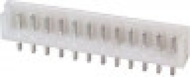 B12B-EH-A(LF)(SN), 1x12P EH 1 2.5mm 12 Brass Plugin,P=2.5mm Wire To Board / Wire To Wire Connector