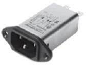 FN9233B-6-06, AC Power Entry Modules 6A 250VAC Medical mounting flanges