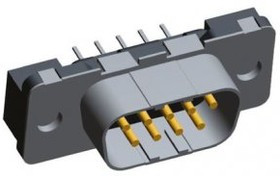 1-338309-2, Conn D-Subminiature PIN 9 POS 1.37mm Solder ST Thru-Hole 9 Terminal 1 Port Tray