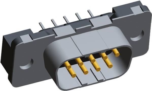 1-338309-2, Conn D-Subminiature PIN 9 POS 1.37mm Solder ST Thru-Hole 9 Terminal 1 Port Tray