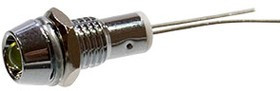 L-KLS9-IL-M6- 03A-W/O-2V-Y, Светодиод с держателем желтый D=7.5мм h=3.2мм M6 (аналог L-603Y)