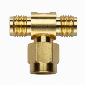 72969, RF Adapters - Tee SMA T TYPE, JACK (F) / PLUG(M) / JACK (F)