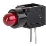 0035.1350, LED; в корпусе; красный; 3мм; Кол-во диод: 1; 30мА; Линза: красная