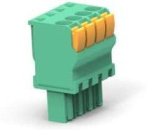 1-1986692-9, Pluggable Terminal Blocks 3.5MM R/HAND 19 POS STR SPRING PLG