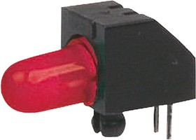 125-505-04, 125-505-04, Red Right Angle PCB LED Indicator, Through Hole 2 V