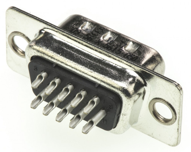 09561005615050, 15 Way Cable Mount D-sub Connector Plug, 2.29mm Pitch