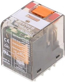 PT570S15, Реле: электромагнитное, 4PDT, Uобмотки: 115ВAC, 6A/250ВAC, 6A/30ВDC