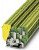2775456, UDK 3-PE Series Green/Yellow Earth Terminal Block, Double-Level, Screw Termination