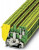 2775456, UDK 3-PE Series Green/Yellow Earth Terminal Block, Double-Level, Screw Termination