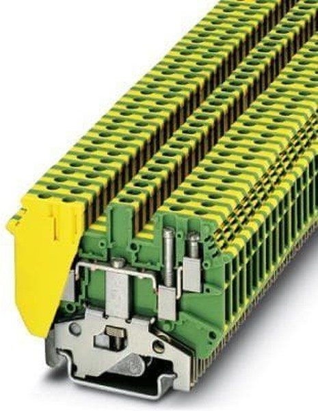 2775456, UDK 3-PE Series Green/Yellow Earth Terminal Block, Double-Level, Screw Termination 2775456, UDK 3-PE Series Green/Yellow Earth Terminal Block, Double-Level, Screw Termination