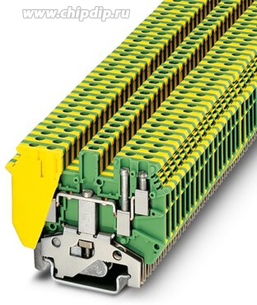2775456, UDK 3-PE Series Green/Yellow Earth Terminal Block, Double-Level, Screw Termination 2775456, UDK 3-PE Series Green/Yellow Earth Terminal Block, Double-Level, Screw Termination
