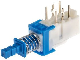 SPUN191600, Pushbutton Switches 0.1 Amp at 30 Volts 2 N