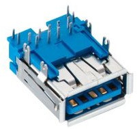 WR-COM USB 3.1 Type A Horizontal PD THR, 632121300001