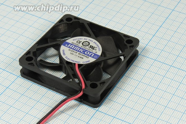 Вентилятор 50x50x10, 12В, 0,8Вт, 2L, Подшипник скольжения, KF0510S1L JAMICO; №ВН055 вент 50x50x10\ 12В\0,8Вт\2L\ПС\KF0510S1L JAMICO Вентилятор 50x50x10, 12В, 0,8Вт, 2L, Подшипник скольжения, KF0510S1L JAMICO; №ВН055 вент 50x50x10\ 12В\0,8Вт\2L\ПС\KF0510S1L JAMICO