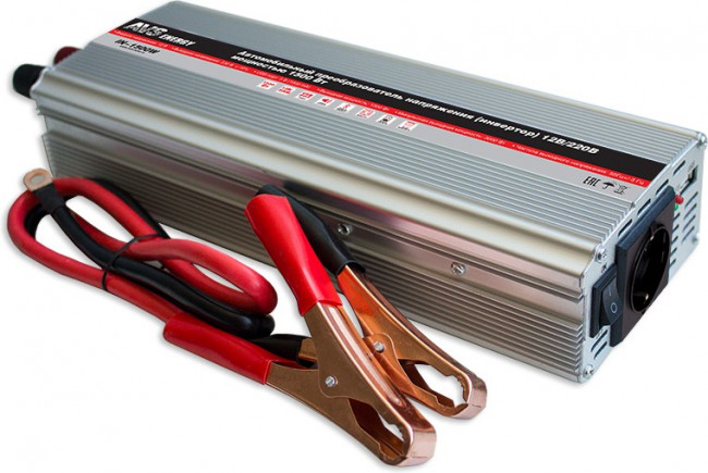 43744, Преобразователь напряжения (инвертор) 12-220V 1500Вт AVS