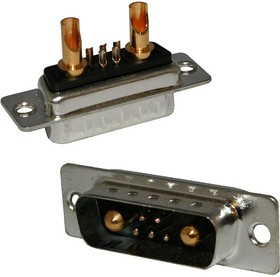 680M7W2203L401, D-Sub Mixed Contact Connectors STD POWER-D 7W2 40A FEMALE SOLDER