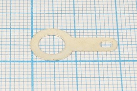 Клемма "лепесток", d6,2x10,2, латунь луженая