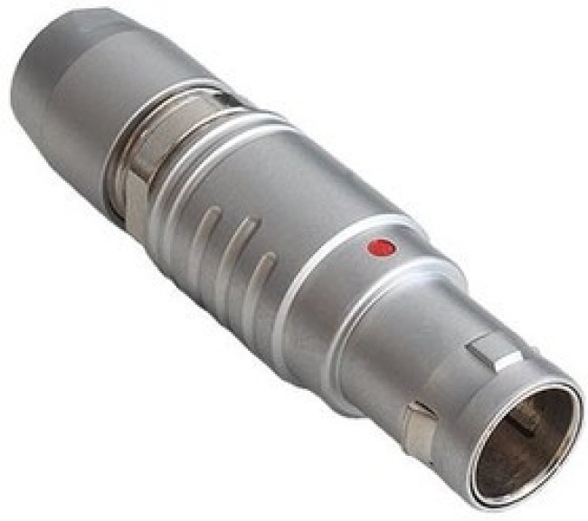 PPCFGG1K02CLAD, Circular Push Pull Connectors 46.1mmx12.95mmx12.95mm 2 Contacts Straight Plug 1Y Series Push Pull Connector