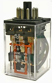 Реле 12В, HLS-MK3P, 3x10А,250В,28В; №6383 реле 12В\\HLS-MK3P\ 3x10А,250В,28В