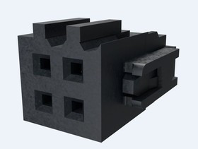 71600-108LF, Conn IDC Connector RCP 8 POS 2.54mm IDT RA Cable Mount Tube