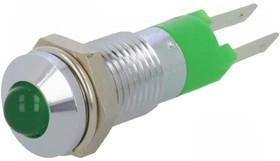 SMQD 08212, Индикат.лампа: LED, выпуклый, 12-14ВDC, Отв: d8,2мм, IP40, металл SMQD 08212, Индикат.лампа: LED, выпуклый, 12-14ВDC, Отв: d8,2мм, IP40, металл