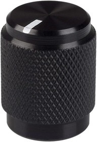 OEDL-50-2-7, Control Knob, Knurl/Round Black Line