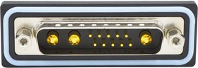 CDFR13W3113L211, Комбинированный разъем D Sub, IP67, NANOOK Series, DB-13W3, Штекер, 13 контакт(-ов)