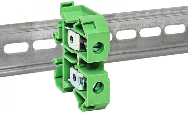 Колодка клеммная JXB-10/35 зеленая (50 шт.) PROxima plc-jxb-10/35gn