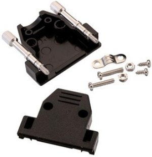 61803725322, D-Sub Backshells WR-DSUB Plastic Hood Top Entry 4-40 Screw